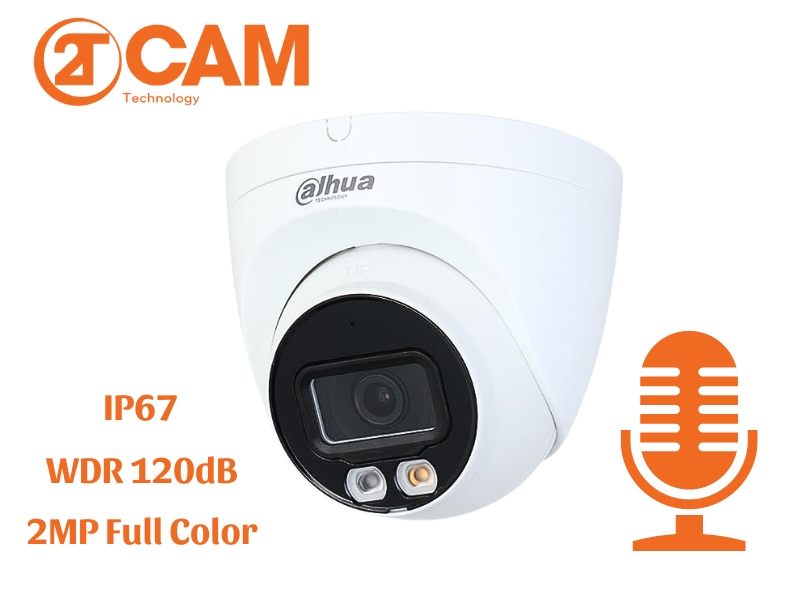 Camera IP DAHUA 2MP có mic đang được kinh doanh chính hãng tại 2TCAM