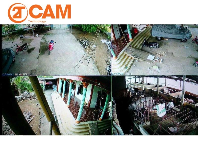 bộ camera hikvision chất lượng- 2TCAM