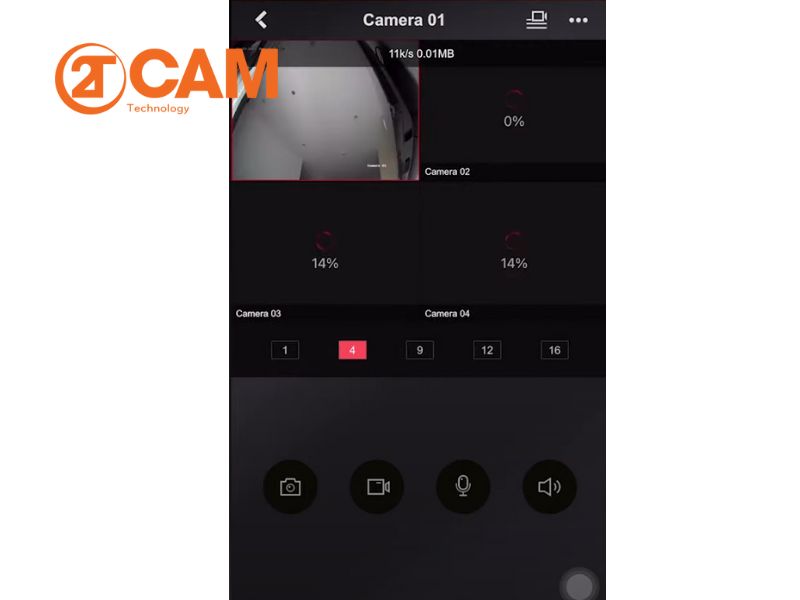 bộ camera quan sát không dây hikvision- 2TCAM