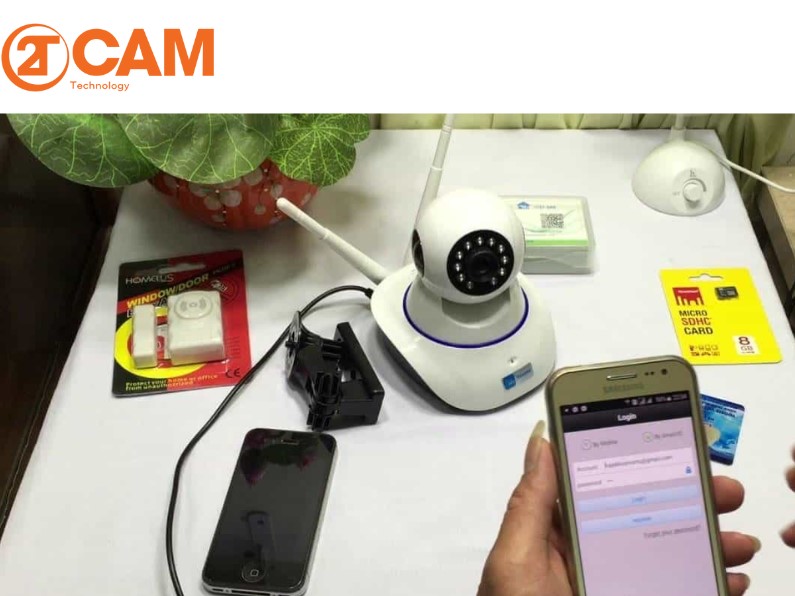 cách gắn camera quan sát wifi- 2TCAM