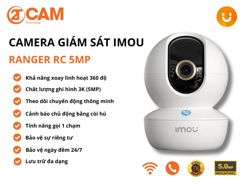 Camera Imou Ranger RC IPC-GK2CP-3C0W 5MP 3K