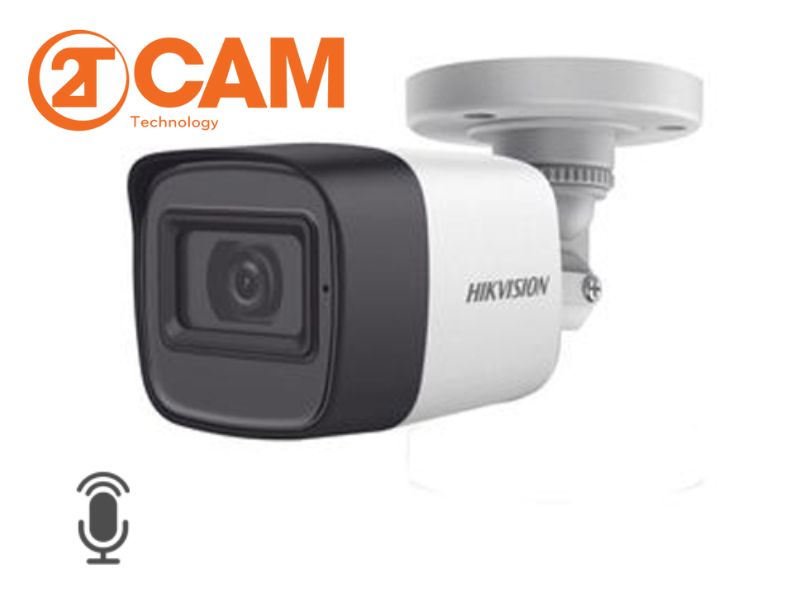 camera quan sát hikvision có mic- 2TCAM