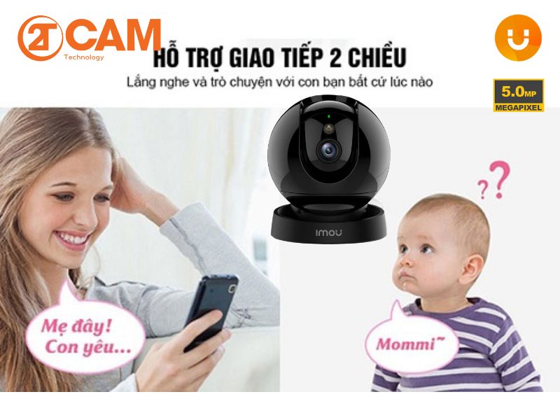 Kết nối, giao tiếp dễ dàng qua ứng dụng Imou Life