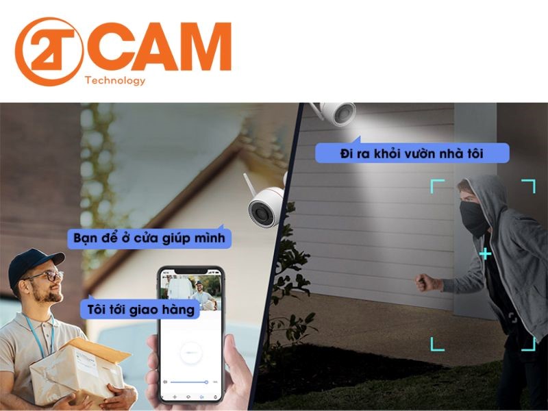 camera wifi quan sát ezviz h3c 2k chính hãng- 2TCAM