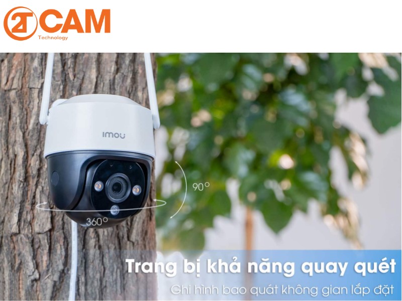 lắp đặt camera wifi xoay 360 độ- 2TCAM
