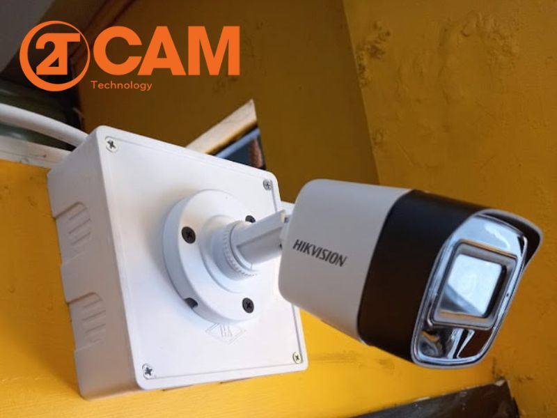 sản phẩm camera quan sát hikvision có mic- 2TCAM