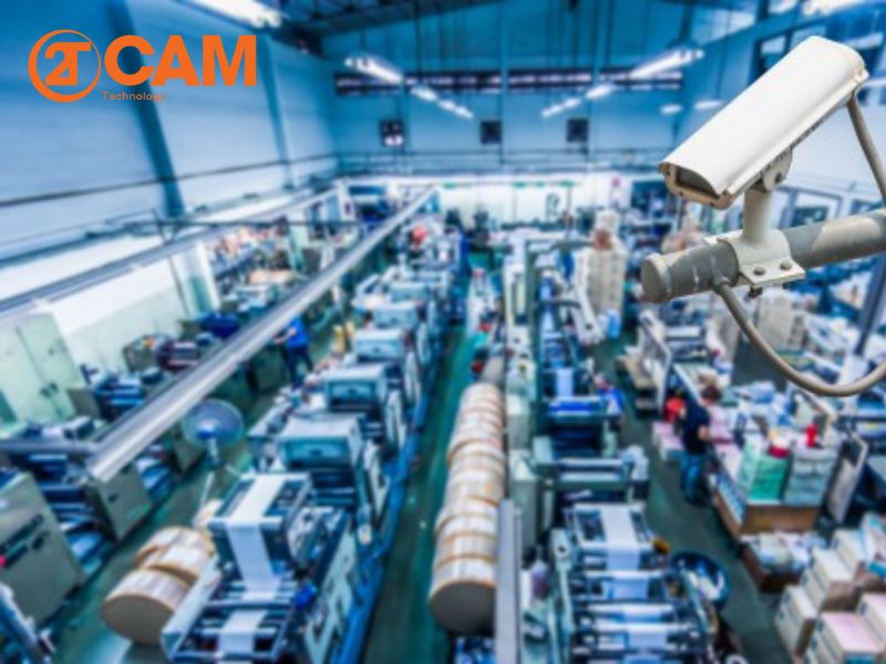 Lắp đặt camera tại khu sản xuất giúp quản lý hiệu quả hoạt động sản xuất